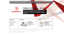 Desktop Screenshot of biosigma-ve.com