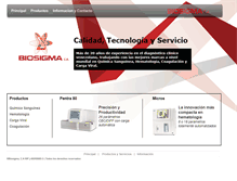 Tablet Screenshot of biosigma-ve.com